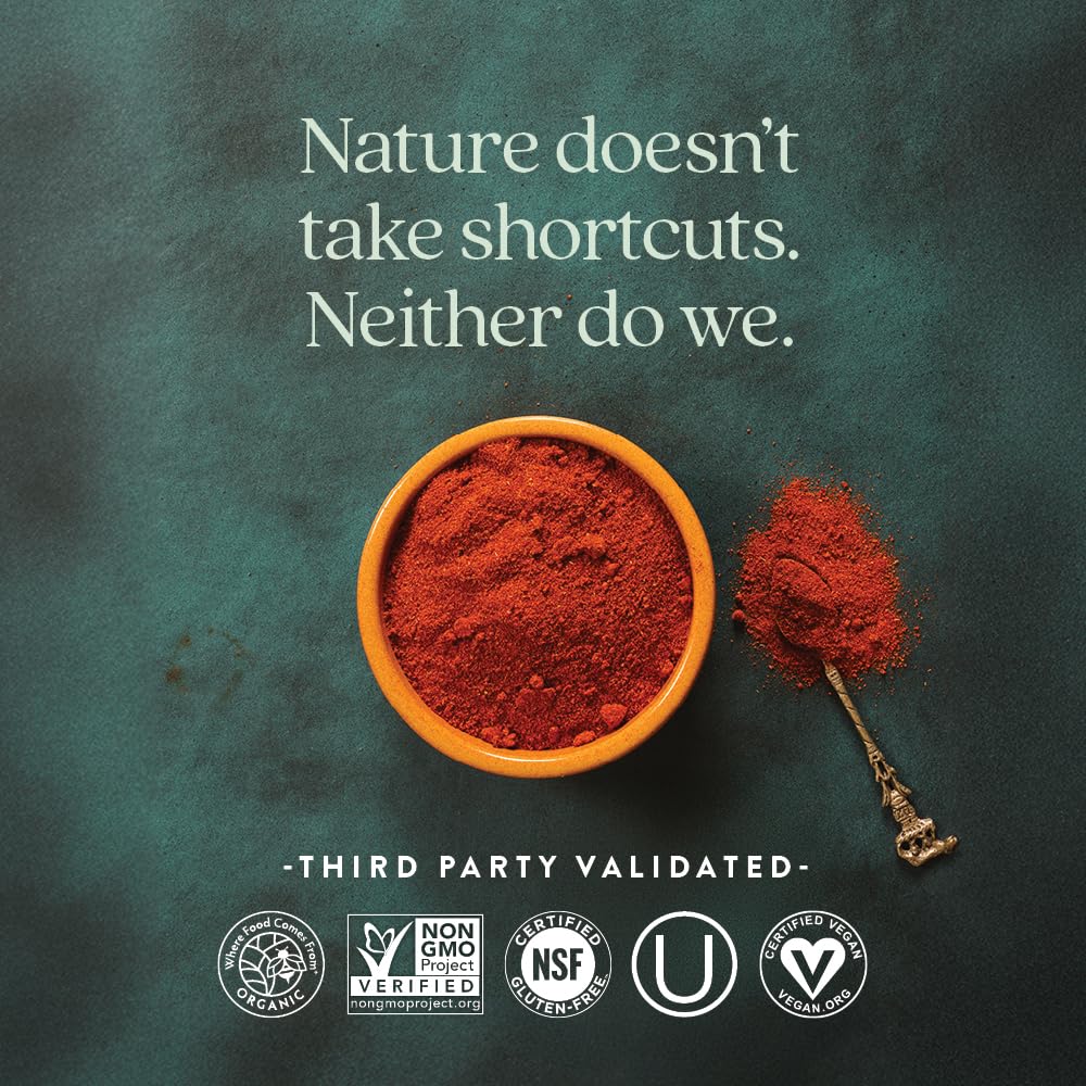 New Chapter Biotin Supplement, Vegan Hair Skin and Nails Vitamins with Fermented Biotin + Astaxanthin - 60 Count - Image 5