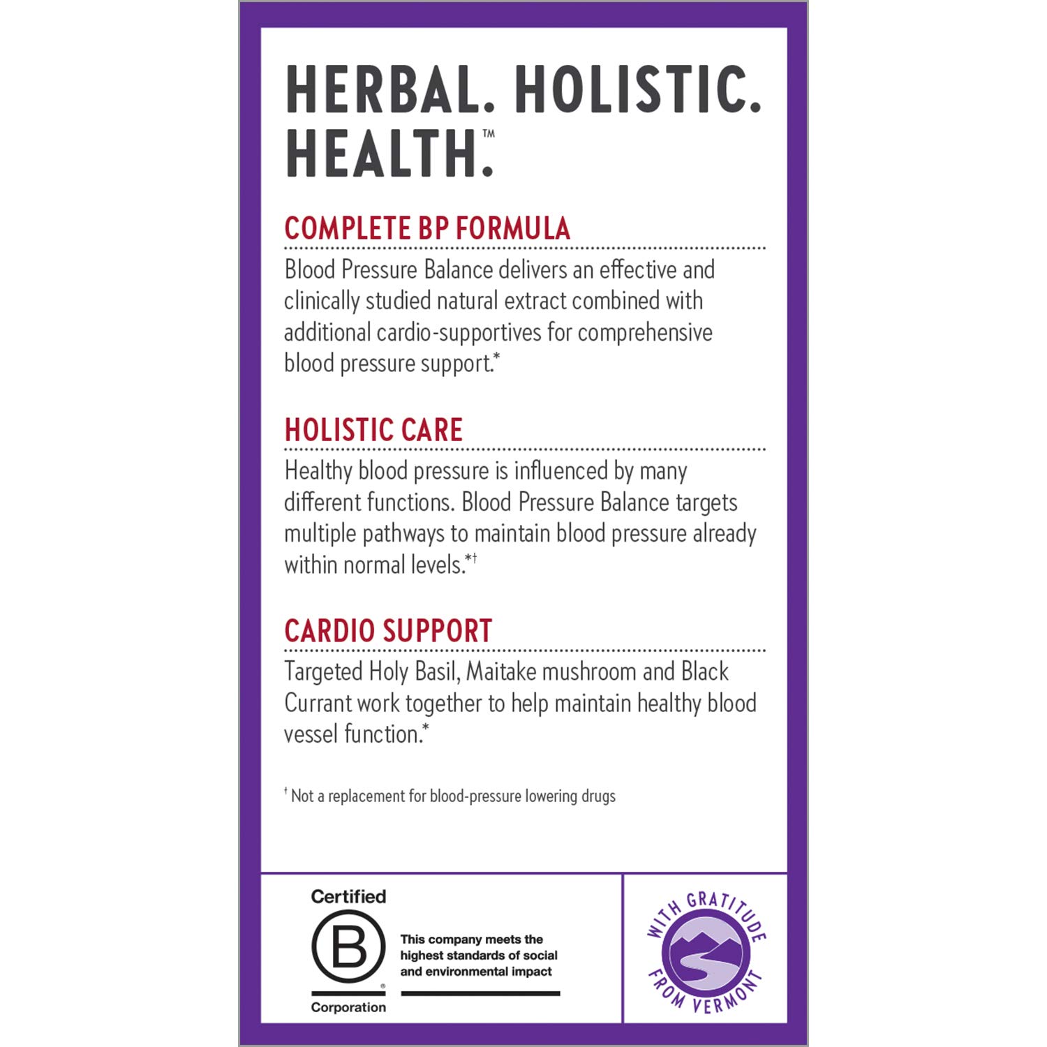 New Chapter Blood Pressure Supplement - Blood Pressure Take Care with Organic, Vegan Grapeseed + Black Currant + Non-GMO Ingredients for Blood Pressure Support - 60 Count - Image 8