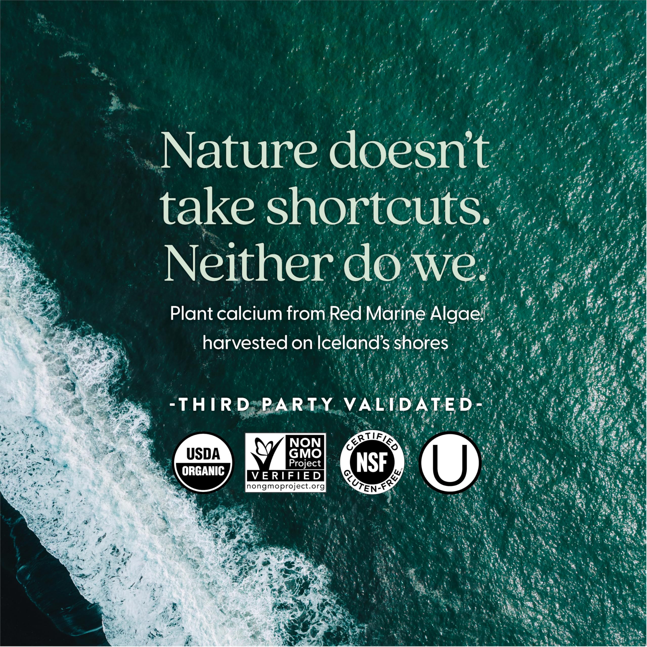 New Chapter Calcium Supplement - Bone Strength Tiny Tabs Plant-Based USDA Organic Calcium with Magnesium, Vitamin D3+K2, for Bone Health & Joint Mobility, Heart Support, 905 mg dose - 240 Tiny Tabs - Image 5