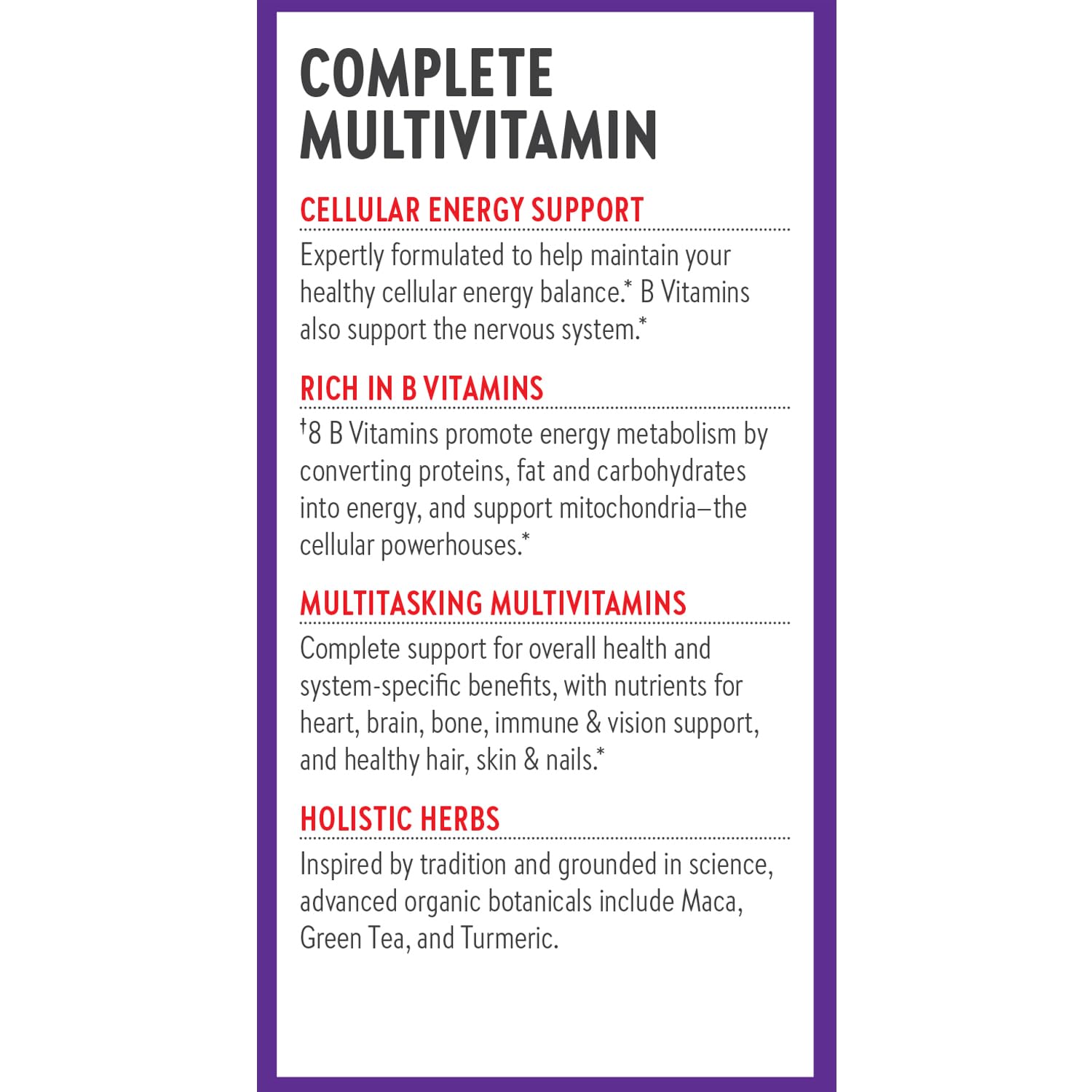 New Chapter Energy Supplement - Perfect Energy Multivitamin for Balanced Energy + Stress Support with B Vitamins + Vitamin D3 + Organic Non-GMO Ingredients - 96 ct - Image 8