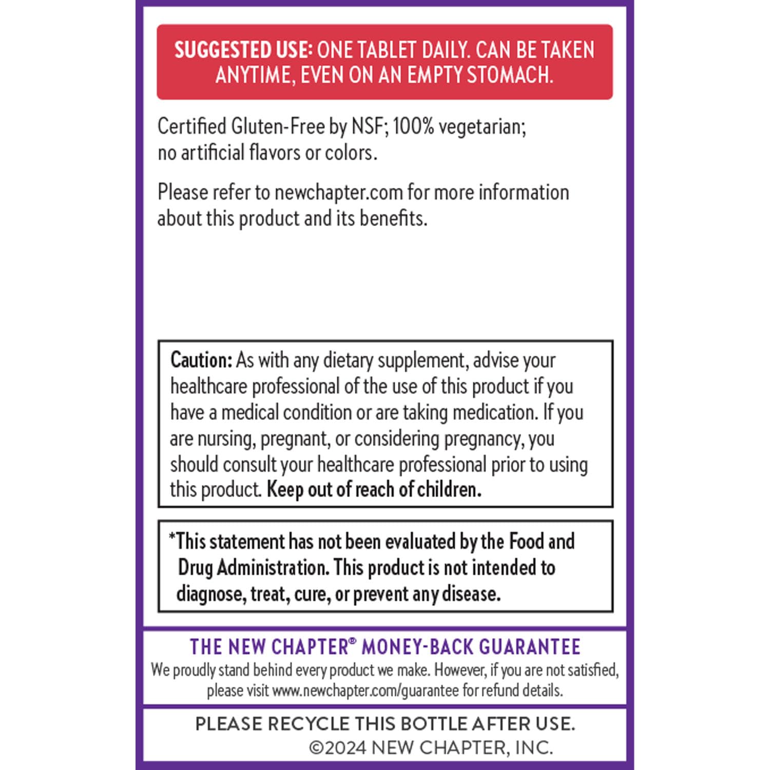 New Chapter Fermented Vitamin D3 2,000 IU, Organic, ONE Daily for Immune, Heart & Bone Support + Whole-Food Turmeric, Adaptogenic Reishi Mushroom, 100% Vegetarian, Gluten Free, 60 Count - Image 7