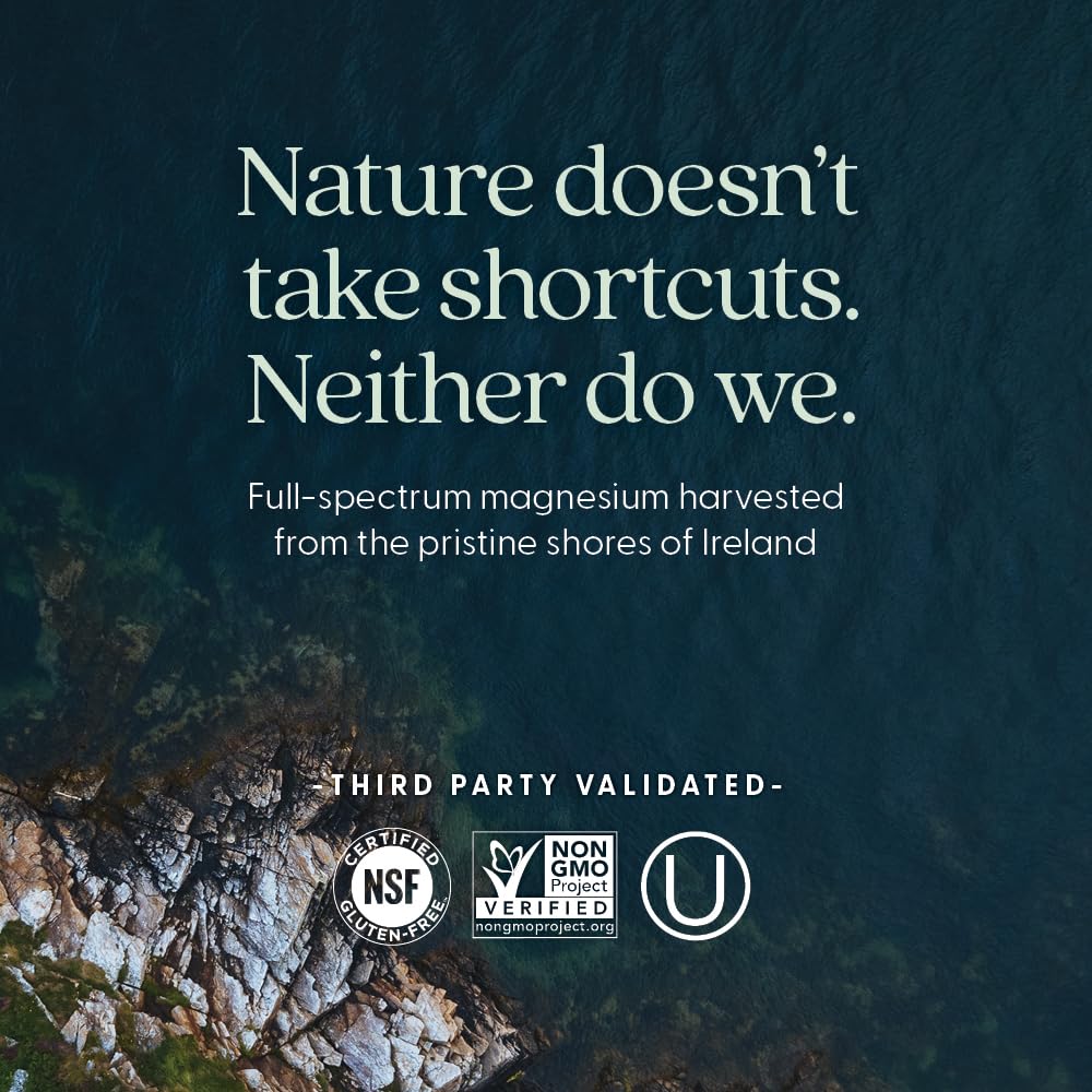 New Chapter Magnesium + Ashwagandha Supplement, 325 mg with Magnesium Glycinate for Muscle Relaxation & Recovery, Heart, Nerve & Bone Health, 2.5X Absorption, Non-GMO - 60 ct (2 Month Supply) - Image 5