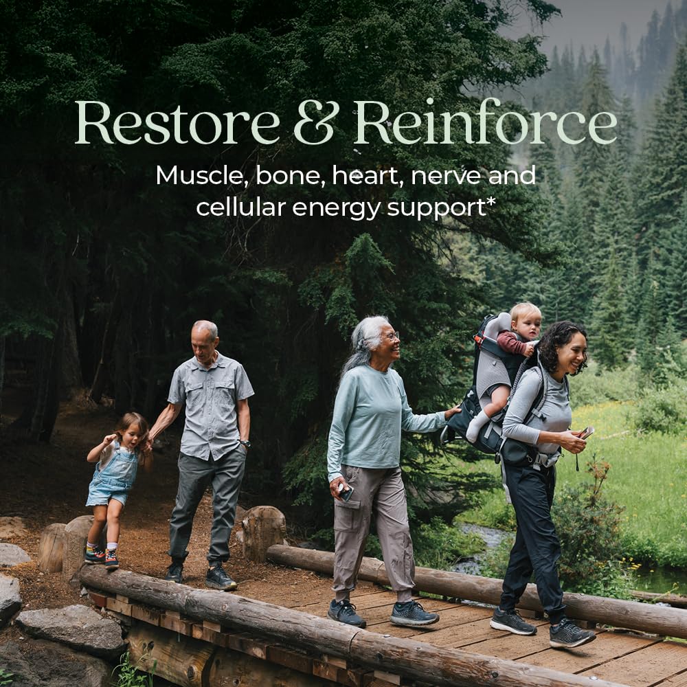 New Chapter Magnesium Complex Supplement, 325mg with Magnesium Glycinate + Sea-Sourced + Fermented Forms for Heart, Bone, Nerve, Muscle & Cellular Energy, 100% Vegan, 60 Tablets - Image 3