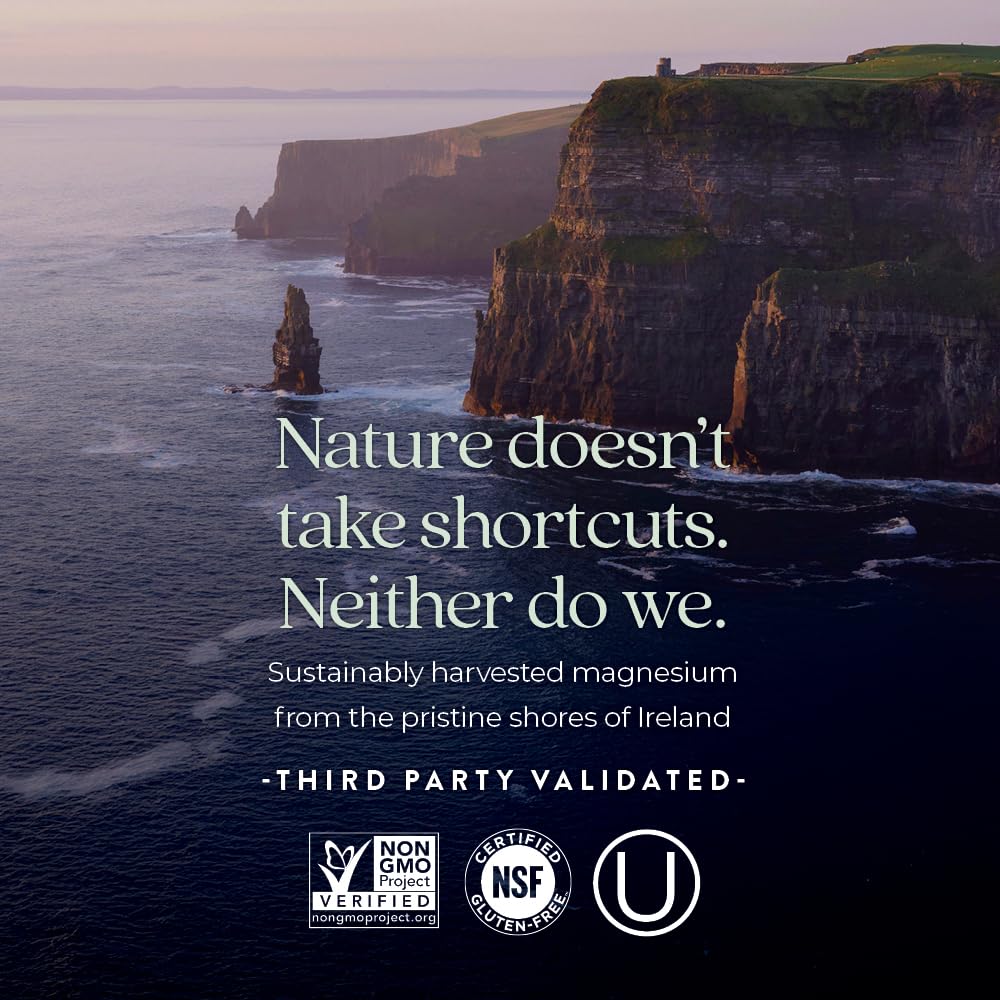 New Chapter Magnesium Complex Supplement, 325mg with Magnesium Glycinate + Sea-Sourced + Fermented Forms for Heart, Bone, Nerve, Muscle & Cellular Energy, 100% Vegan, 60 Tablets - Image 5