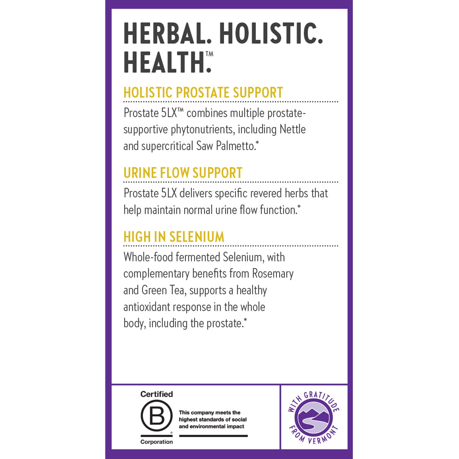 New Chapter Prostate Supplement - Prostate 5LX™ with Clinical Strength Saw Palmetto + Fermented Selenium for Men’s Wellness - 180 ct Vegetarian Capsule - Image 8