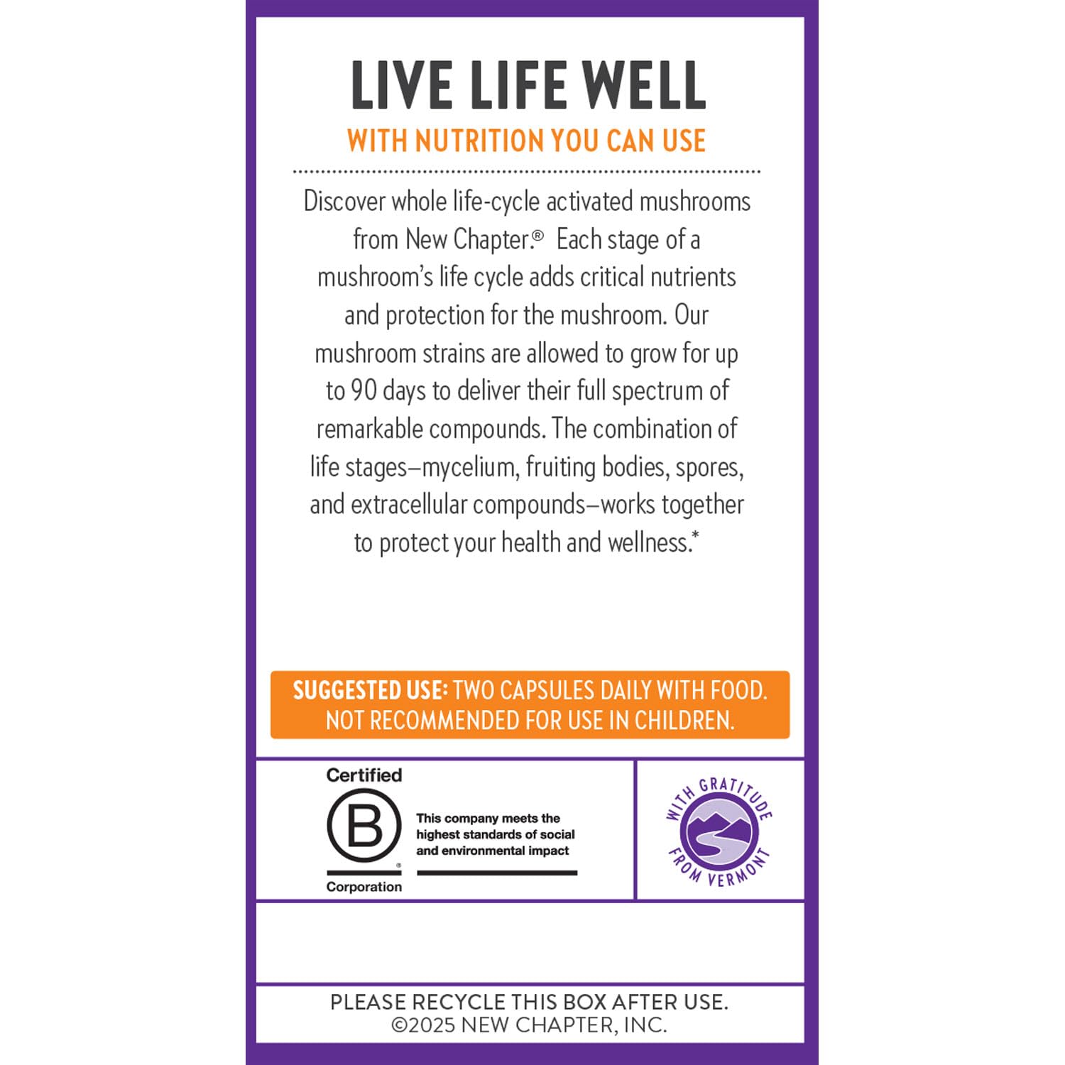 New Chapter Reishi Mushroom - LifeShield Reishi for Healthy Aging + Organic Reishi Mushroom + Vegan + Non-GMO, Nootropic Ingredients - 60 ct - Image 7