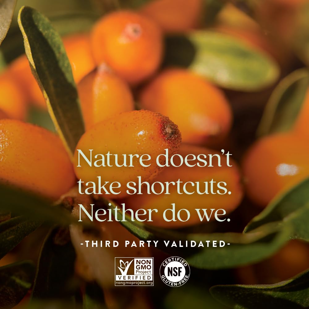 New Chapter Supercritical Omega 7 with Sea Buckthorn + Plant Sourced Fatty Acids + Omega 7 + Non-GMO Ingredients - 60 Vegetarian Capsule - Image 5