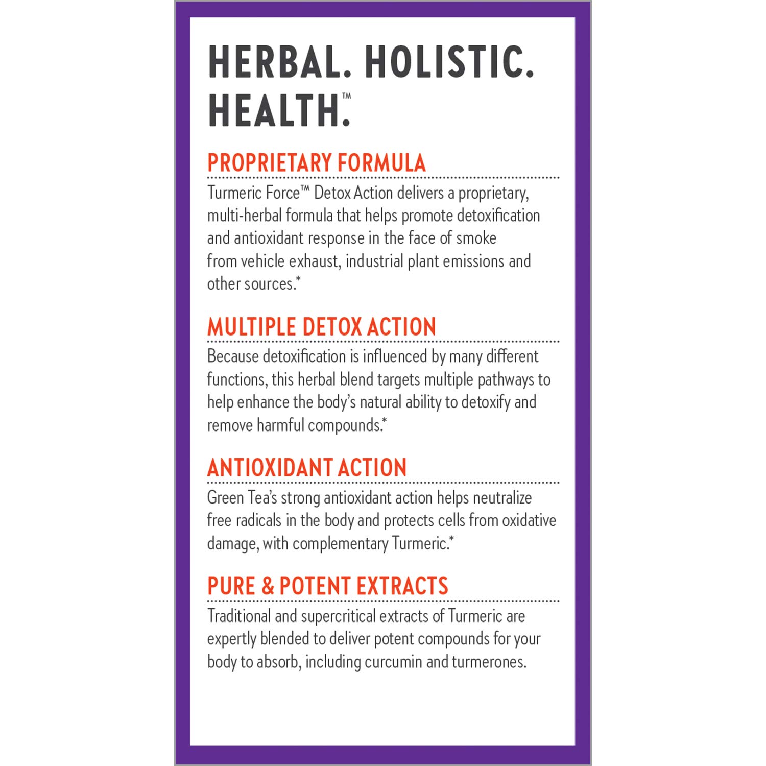 New Chapter Turmeric Supplement + Daily Detox Turmeric Force Detox Action with Green Tea + Ginger + NO Black Pepper Needed + NonGMO Ingredients Vegetarian Capsule, 60 Count - Image 8