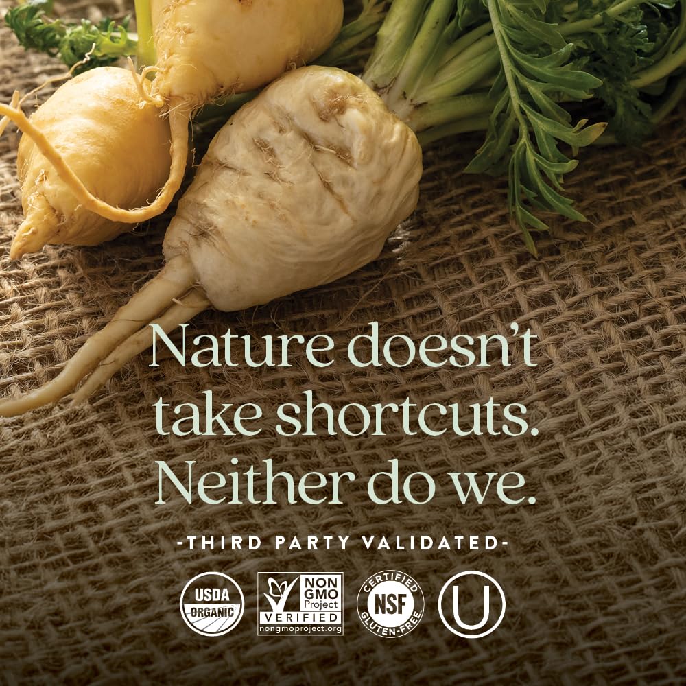 New Chapter Vitamin B Complex, Fermented Vitamin B Complex, USDA Organic, ONE Daily for Cellular Energy + Brain + Beauty, 100% Vegan, Gluten-Free - 60 Count - Image 5